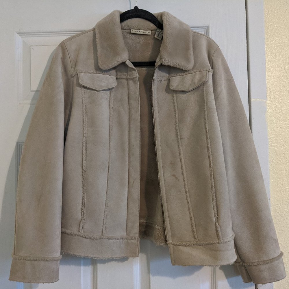Vintage Lord and Taylor Faux Shearling Jacket